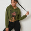 Cutout Long Sleeve Hoodie