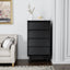 4 Drawer Double Dresser Features Vintage-style and Bevel Design - Korvel