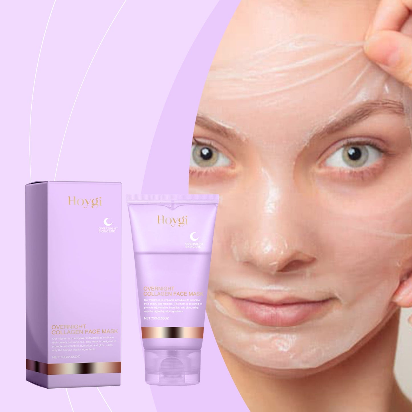 Collagen Tear Mask Moisturizes And Moisturizes Skin Daily Facial Care For Delicate Skin - Korvel
