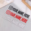 New Car Sticker User Name Custom Personalized Vinyl Decals Motorcycle For Customization Needs Remarks Car Sticker - Korvel