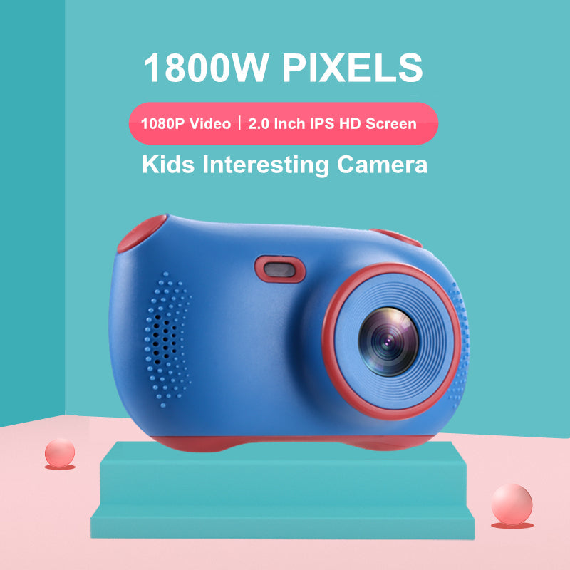 New Cute Fashion Children Digital Camera Can Take Pictures Can HD Video Mini SLR Interest Training Toy Gift - Korvel