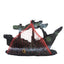 Ship fish tank resin water grass landscape decoration - Korvel
