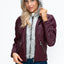 Veste à couches à double fermeture éclair pour femmes, chaude et élégante, avec capuche en fausse fo