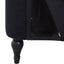 58-Inch Velvet Lounge Chair with Nailhead Trim