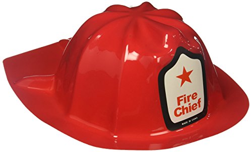 Rhode Island Novelty Plastic Firefighter Chief Hat - Set of 24