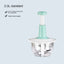 Manual Garlic Press & Food Processor for Home Cooking