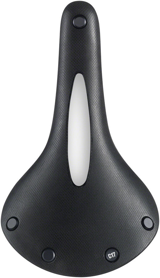 Brooks C17 Carved All Weather Saddle - Steel Black