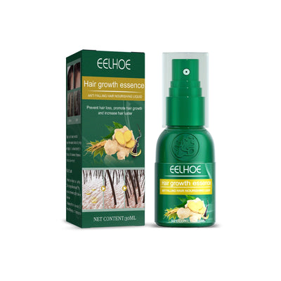 Spray de Croissance Capillaire au Gingembre - Solution Nourrissante pour les Cheveux