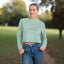 Trendy Cat Lover Women's Cropped Sweatshirt