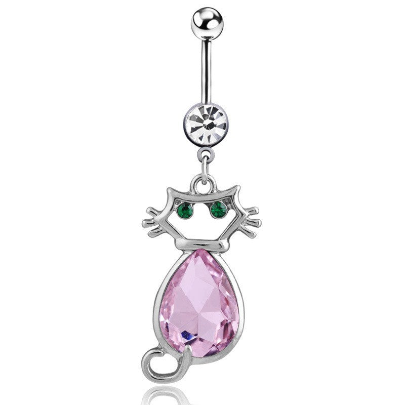 Navel Ring Creative Bat Bee Navel Buckle Navel Ring Body Piercing Jewelry - Korvel