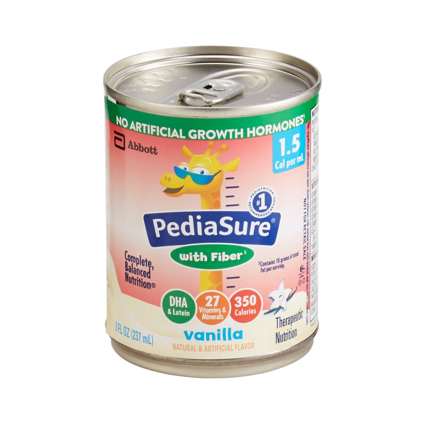 PediaSure avec fibres 1,5 Cal Vanille - Pack de 24