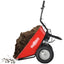 Red Rock Wheelbarrow Utility Cart Electric Powered AGM Battery 330lbs (150kgs) Max Capacity Barrel Dump Material Debris Hauler - Korvel