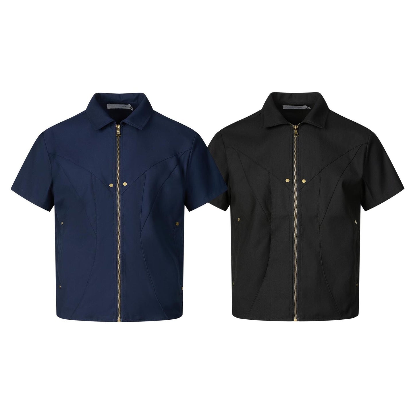 Men's Loose Short Sleeved Shirt - Japanese Retro Style