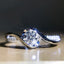 Creative Twisted Arm Eight Heart Eight Arrow Zircon Ring for Women's Engagement Ring - Korvel