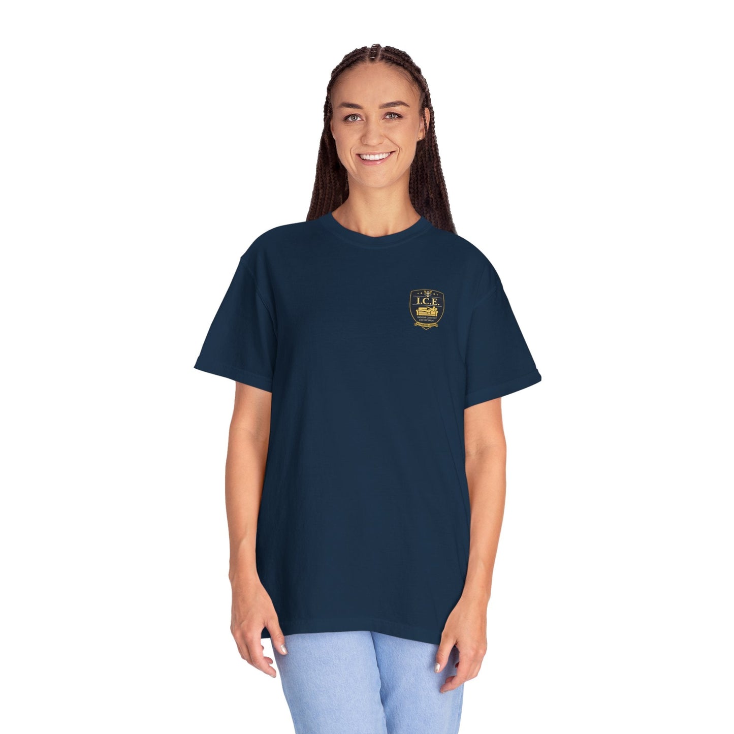 I.C.E. Badge T-Shirt | Institute of Cozy Excellence Tee