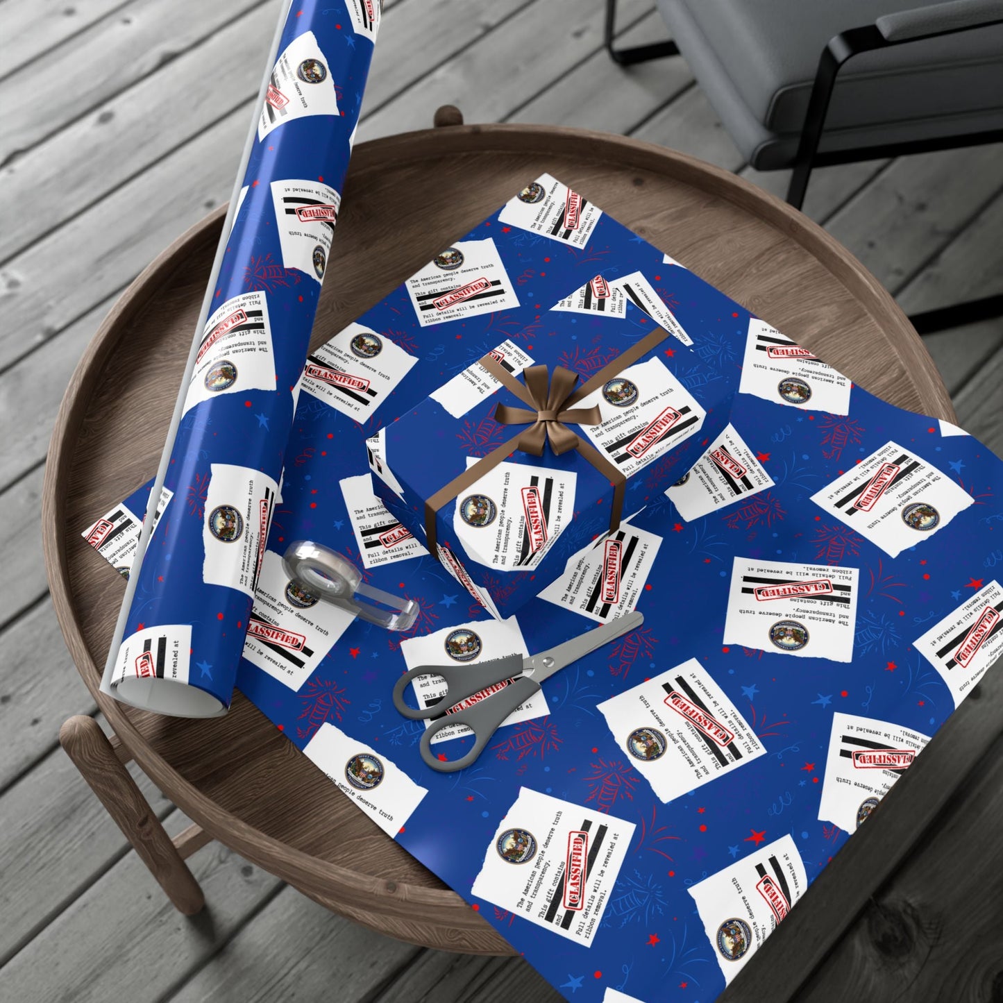 Papel de Regalo de Documentos Clasificados para Todas las Ocasiones