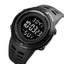 SKMEI 1681 Body Temperature Men's Watch Electronic 5Bar Waterproof Long Battery Life Alarm Clock LED Healthy Male Sport Watch - Korvel