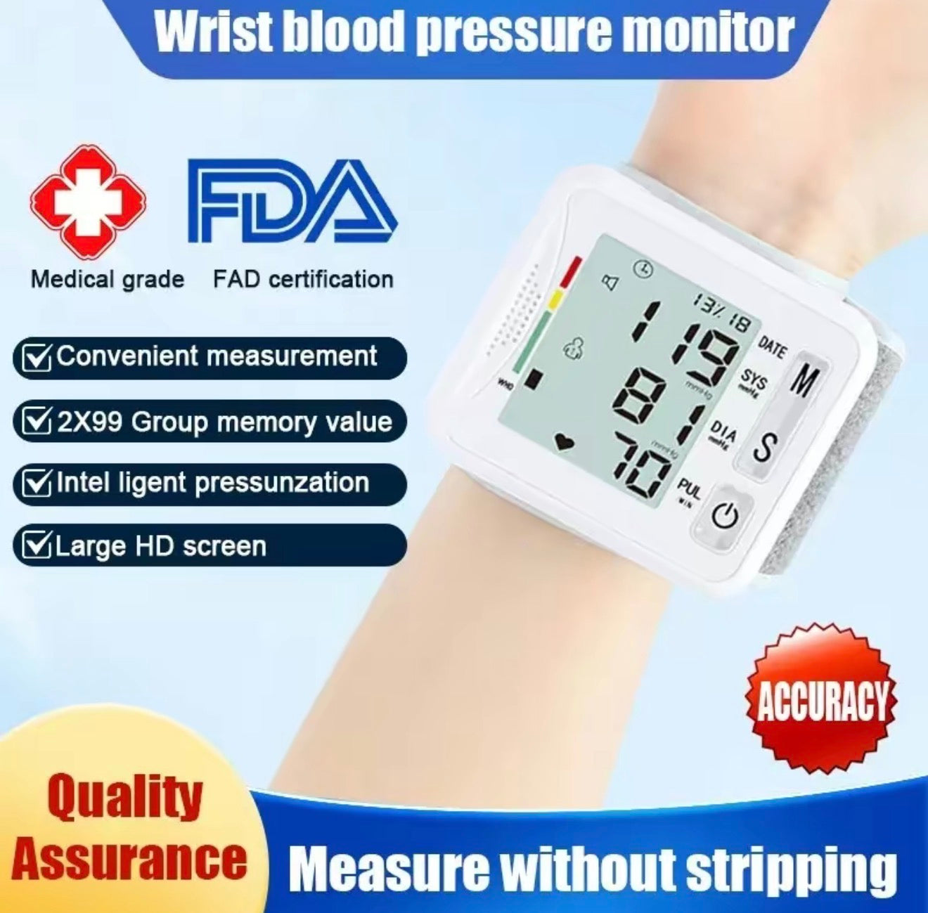 Monitor BP SmartWatch para un Seguimiento de Salud Preciso