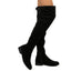 Bottes Martin hautes à enfiler grande taille pour femmes
