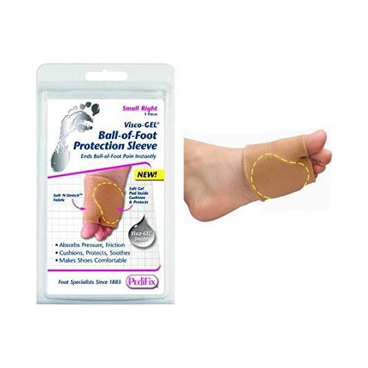 PediFix Visco-Gel Ball of Foot Protection Sleeve - Right