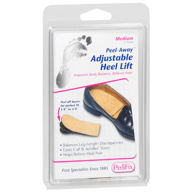 PediFix Peel Away Adjustable Heel Lift - Mediano