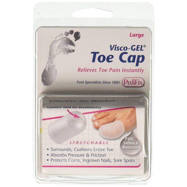 PediFix Visco-Gel Toe Cap - Tamaño Grande para Comodidad