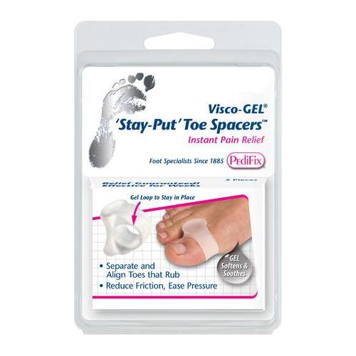 PediFix Visco Gel Stay Put Toe Separator - Large (2 Count)