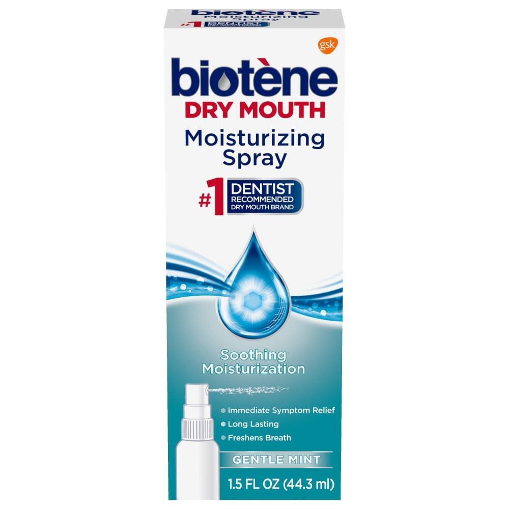Spray hydratant pour la bouche sèche Biotene - Menthe douce, 1,5 oz fl