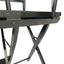 Casual Home Director's Chair, Black Frame/Black Canvas,Suitable for adults, foldable style, 2pcs/set populus - Korvel