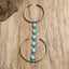 Bohemian style geometric metal arm ring Leg Chain minimalist imitation turquoise arm chain - Korvel