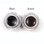 Music Flower 2 in 1 Coffee + Black Gel Eyeliner Make Up Waterproof Eye Liner Cosmetics Set Eyeliner Pens Makeup Brushes Set - Korvel