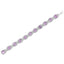 Pulsera de Tenis de Amatista y Diamante en Plata de Ley .925 - 7"