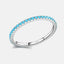 925 Sterling Silver Artificial Turquoise Ring