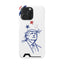 Minimal Line Portrait MagSafe iPhone Case — Say Less Edition