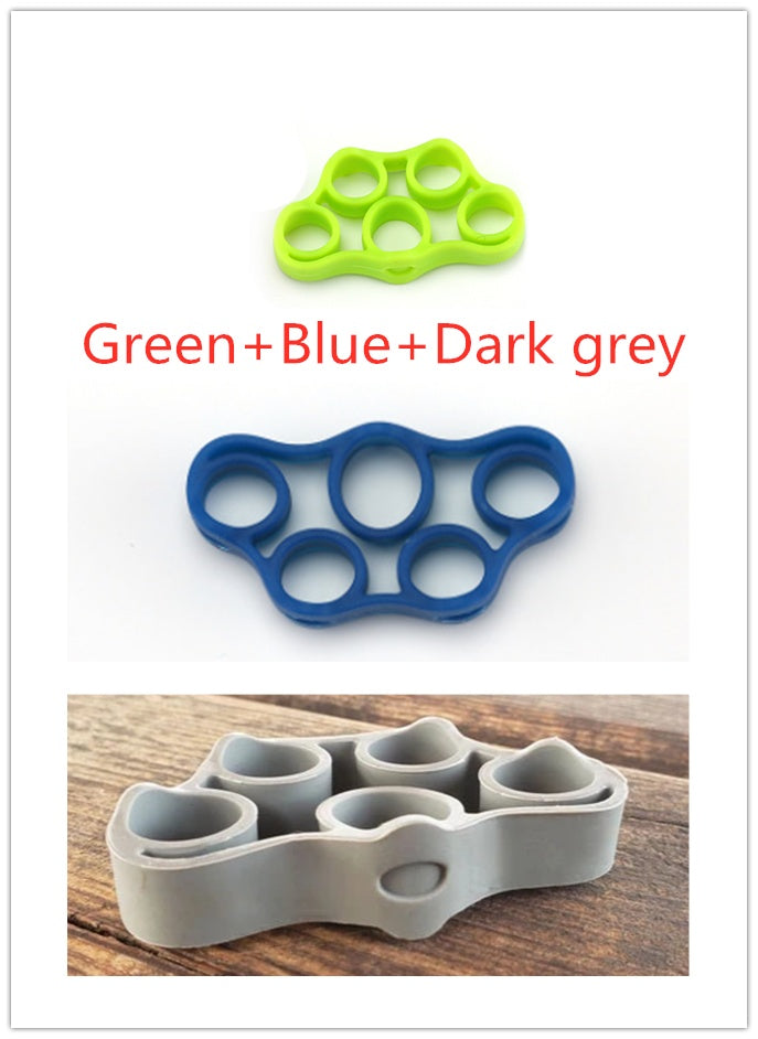 Ergonomic Silicone Finger Strengthener - Hand Gripper Resistance Bands - Korvel