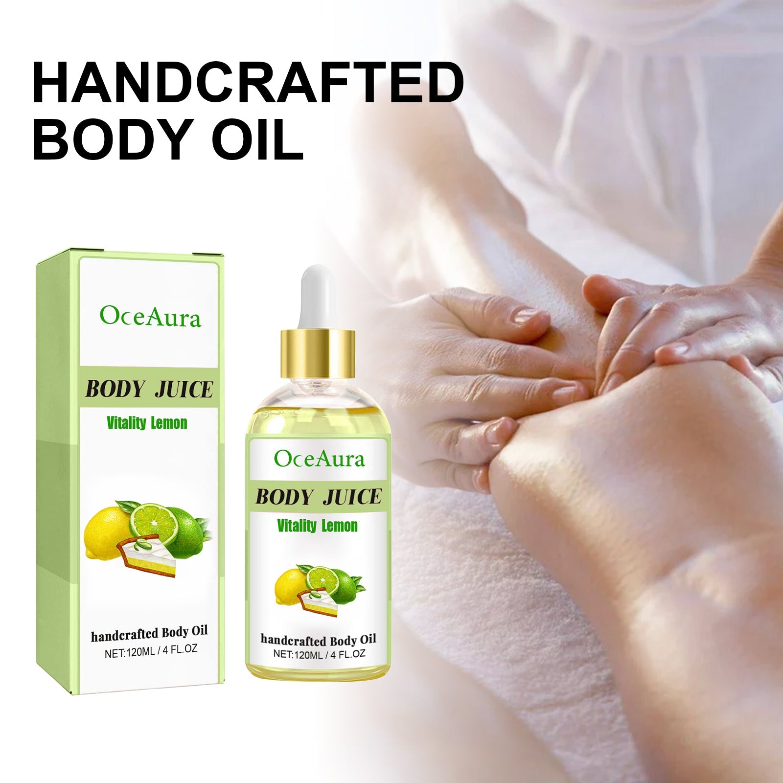 Handcrafted Body Oil, Moist Curing Firming Skin Relief Fatigue Plant Aroma Aromatic Therapy Oil - Korvel