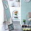 60x17 Brown Solid Wood Frame Full-length Mirror, Dressing Mirror, Bedroom Home Porch - Korvel