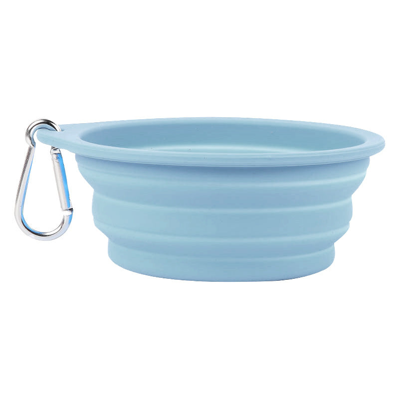 Silicone Foldable Bowl Portable Pet Bowl 600ml Cat Bowl Travel Pet Portable Dog Bowl - Korvel