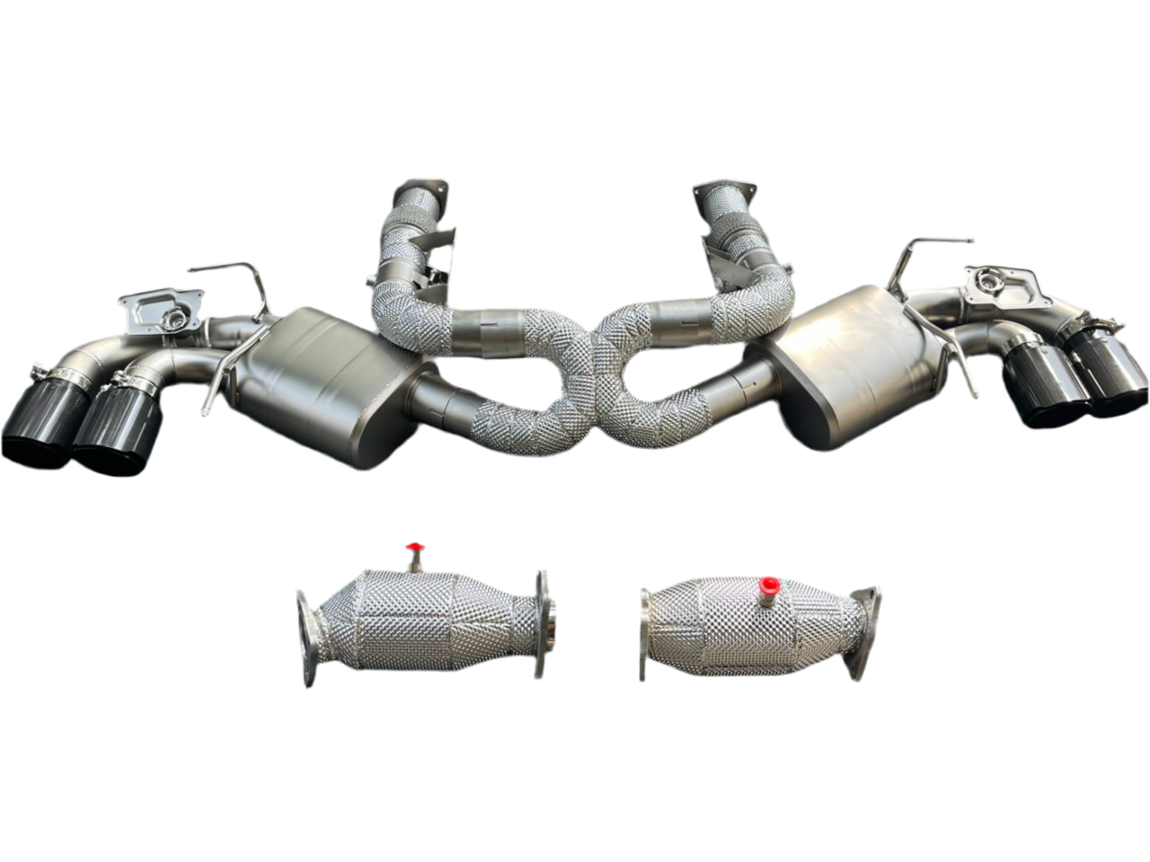 SPDZ1 Ultra Edition X-Pipe Exhaust System for Corvette C8 Stingray (AFM/NPP) - Korvel