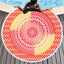 Round Printed Microfiber Beach Towel