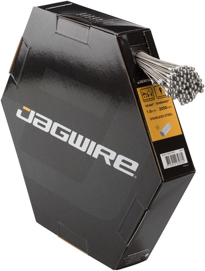 Jagwire Basics Brake Cable - 1.6x2000mm Stainless Steel