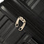 Hardshell Luggage Sets 3 Pcs Spinner Suitcase with TSA Lock Lightweight 20''24''28''   Black + ABS - Korvel