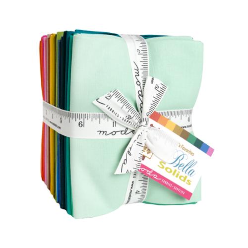 Bella Solids 2025 AB Fat Quarter - Conjunto de 42 Piezas