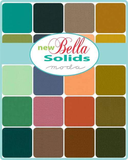 Bella Solids 2025 AB Fat Quarter - Conjunto de 42 Piezas