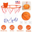 Balón de baloncesto silencioso con aro - Balón de entrenamiento de bajo ruido para interiores