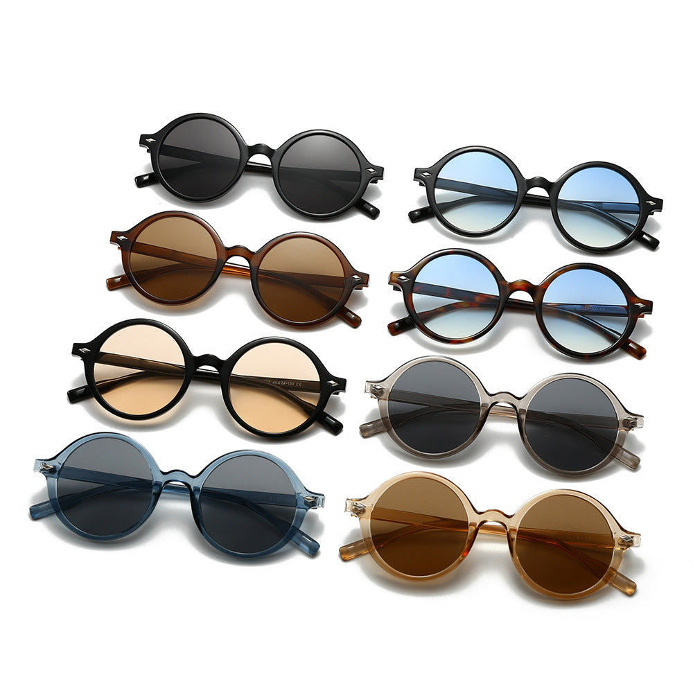 Gafas de sol retro ovaladas - Moda en champán puro