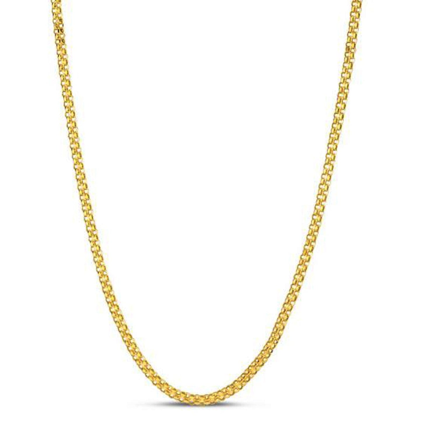 Cadena Bismark de Oro Amarillo de 14k - 2.50 mm
