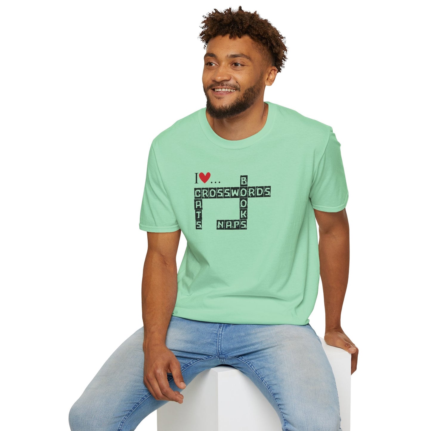 Purrfectly Cozy Crosswords Unisex T-Shirt - Korvel