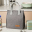 Fashionable and simple vertical large capacity portable insulated lunch bag - Korvel