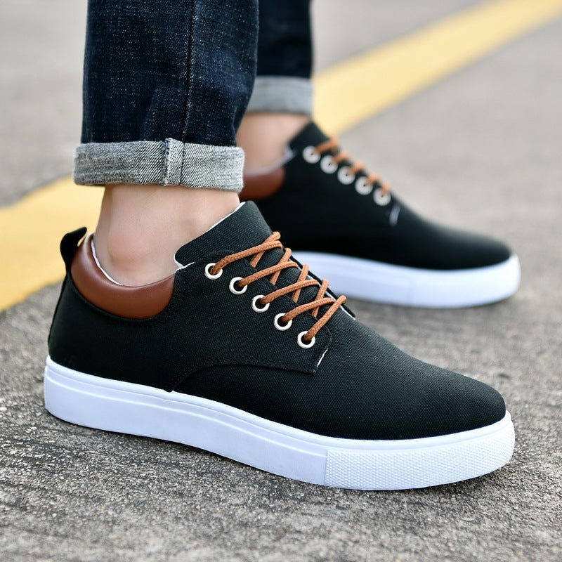 Korean Breathable Men's Casual Canvas Sneakers